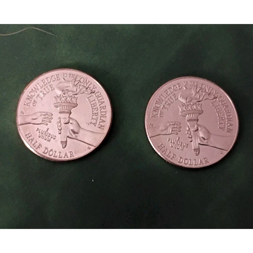 Two America 250 Enduring Liberty Half Dollars Semiquincentennial 1776-2026 BU - Picture 5 of 5